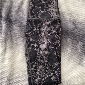 Snake print LuLu Lemon Pants